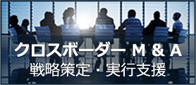 クロスボーダーM&A 戦略策定・実行支援