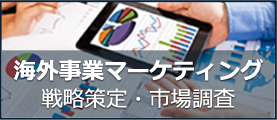 海外事業マーケティング 戦略策定・市場調査