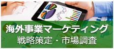 海外事業マーケティング　戦略策定・市場調査